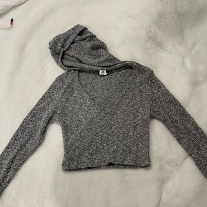 Fashion nova crop top with hood